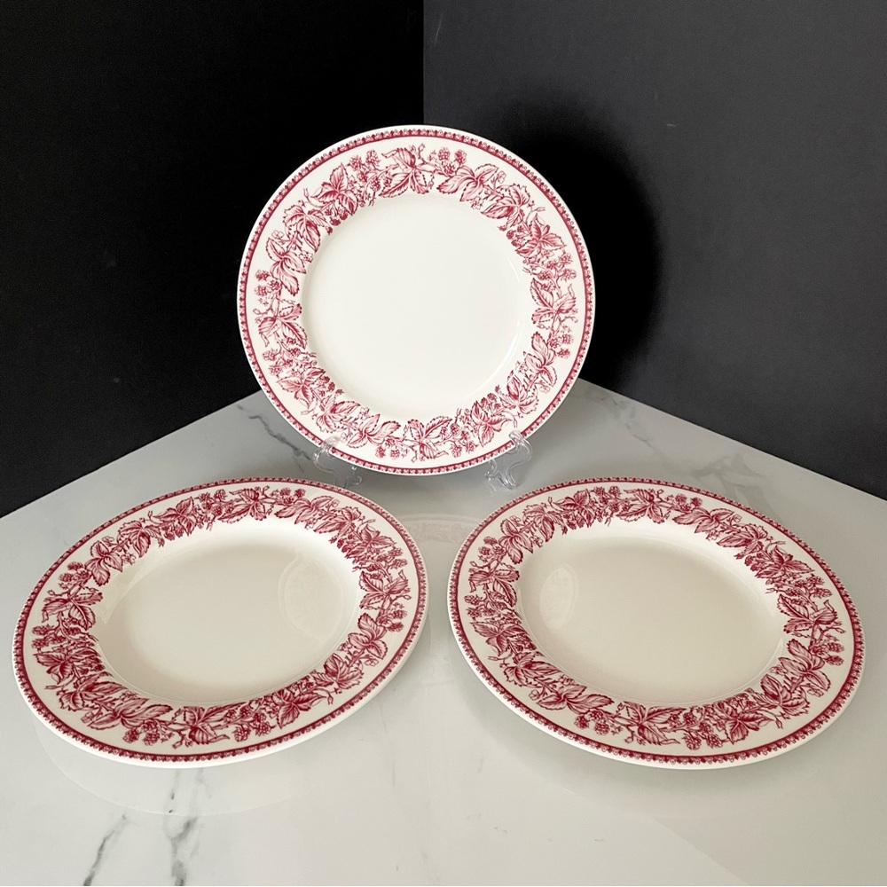 SET of 3 Mayfair 9" Plates - Wedgwood for Williams Sonoma